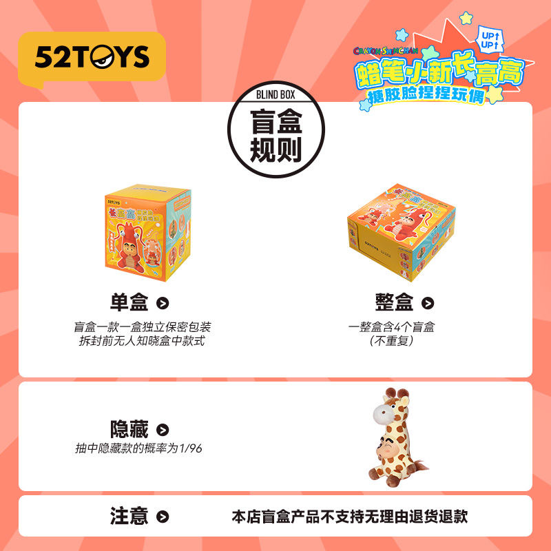 Crayon Shin-chan ZhangGaoGao Series Plush Dolls, Blind Box - POPBOXSS