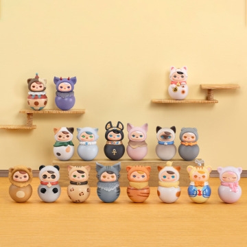 【Sale】PUCKY Roly-Poly Kitty Series Blind Box - POPBOXSS