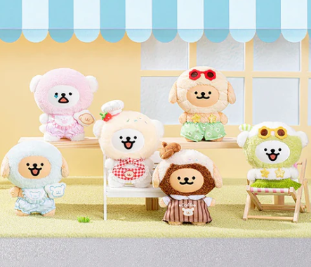 Maltese Colorful Daily Life Series Plush Pendant Dolls, Blind Box - POPBOXSS