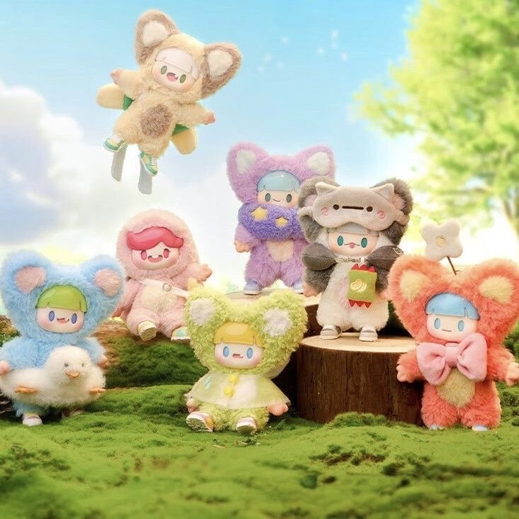 ADOU Colorful Life Series Plush Dolls, Blind Box - POPBOXSS