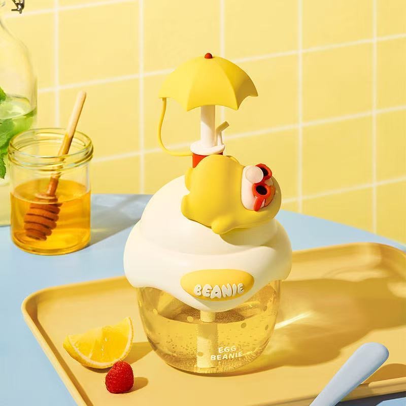 PUCKY Egg Beanie Series-Straw Cup - POPBOXSS
