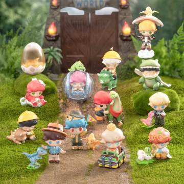 DIMOO Jurassic World Series Figures, Blind Box - POPBOXSS