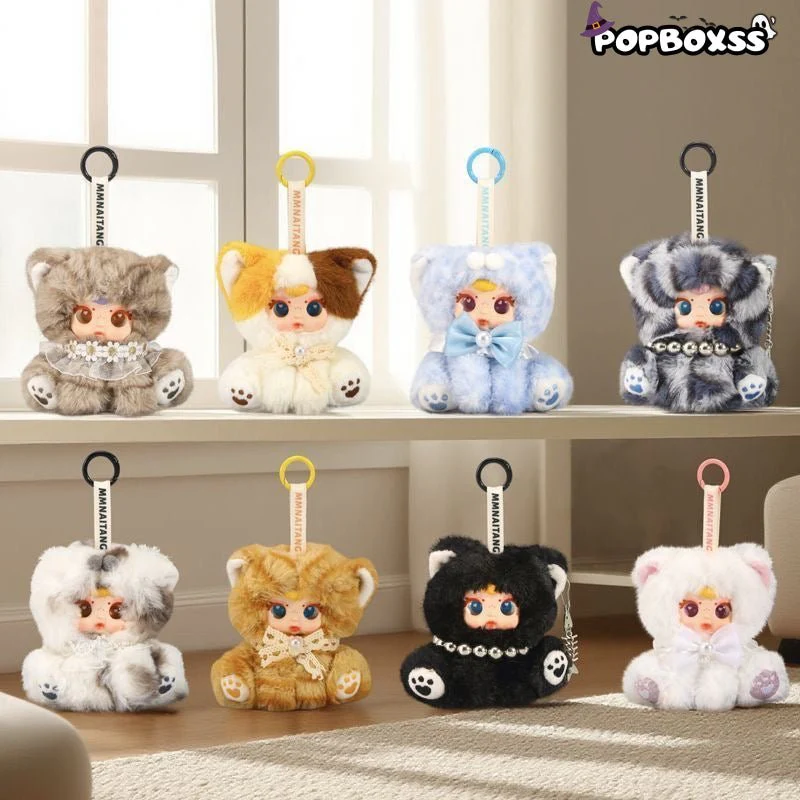 MM Milk Candy Naughty Cat Series Plush Pendant Dolls, Blind Box - POPBOXSS