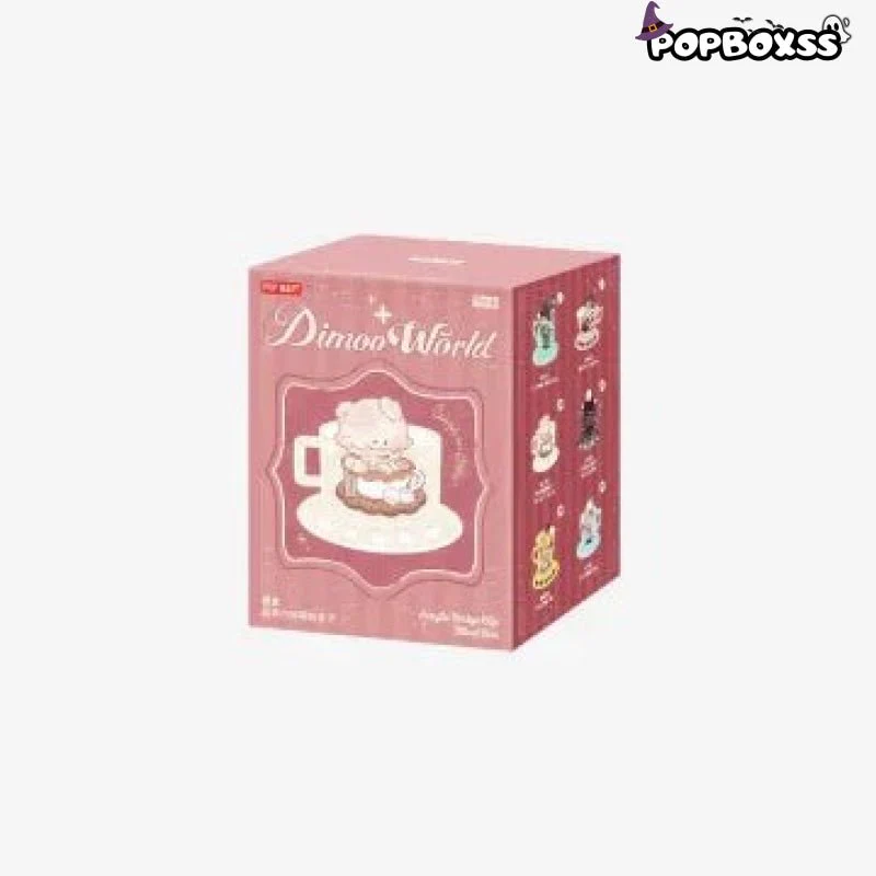 POPMART DIMOO Crush On Coffee Series-Acrylic Fridge Magnet Clip Blind Box - POPBOXSS