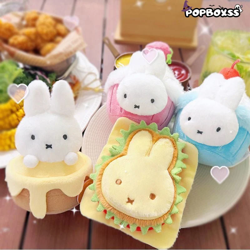 Miffy Food Workshop Series Plush Pendant Dolls, Blind Box - POPBOXSS