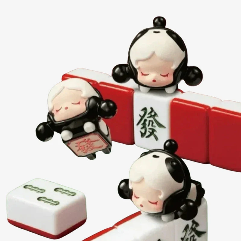 POP BEAN SKULLPANDA Chengdu Limited Edition Mahjong Figure - POPBOXSS