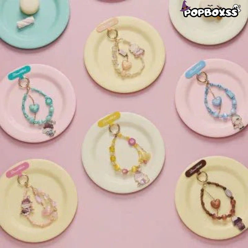 POPMART DIMOO Crush on Coffee Series-Phone Charm Blind Box - POPBOXSS