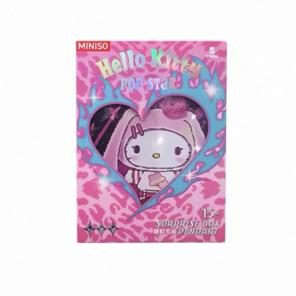 HELL0 KITTY Pop Star Series Plush Pendant, Blind Box - POPBOXSS