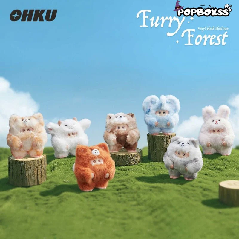 GIGGLE Monster-V2 Furry Forest Series Vinyl Plush Blind Box - POPBOXSS