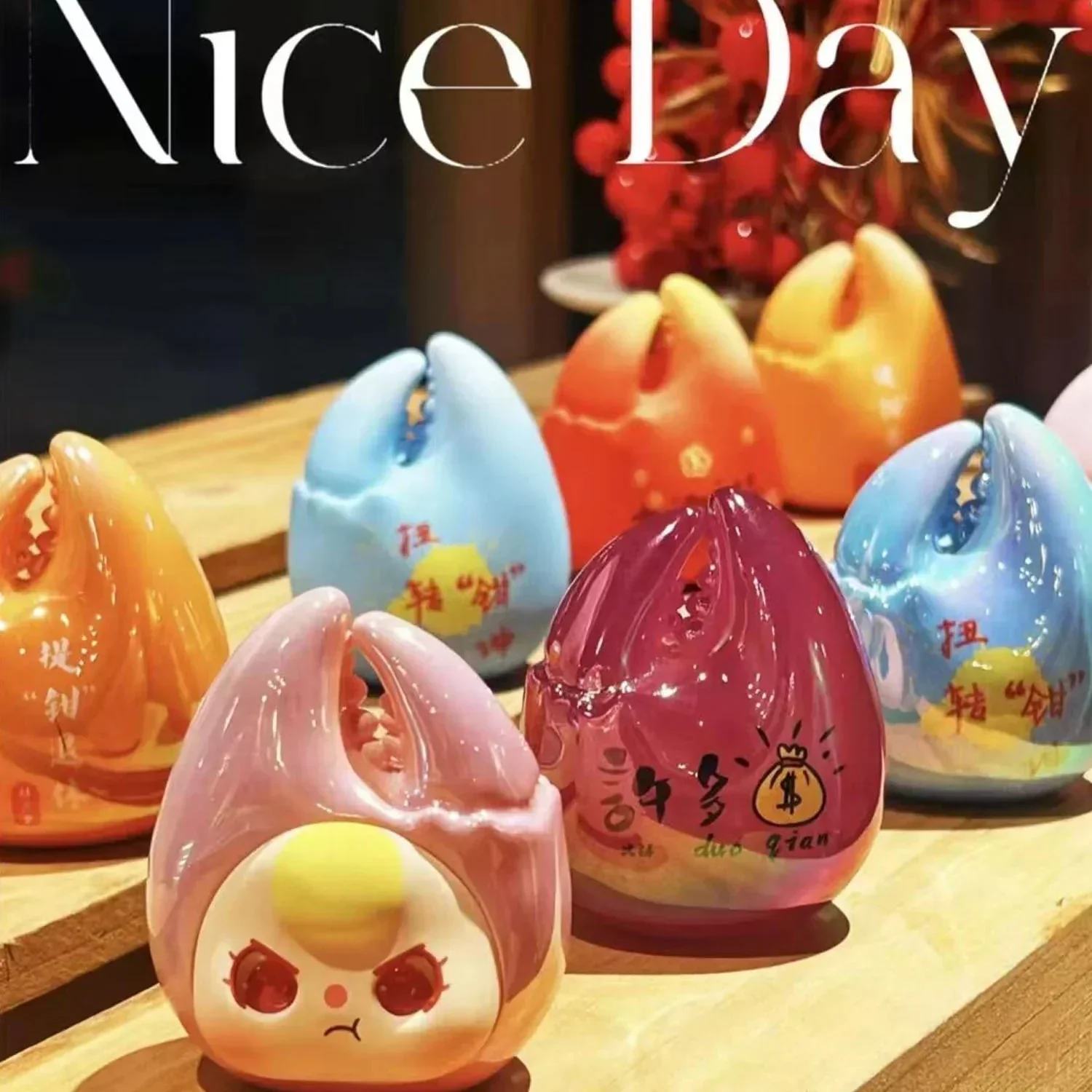 Baby Three Crab Claw Have Money In Hand Mini Series Blind Box - POPBOXSS