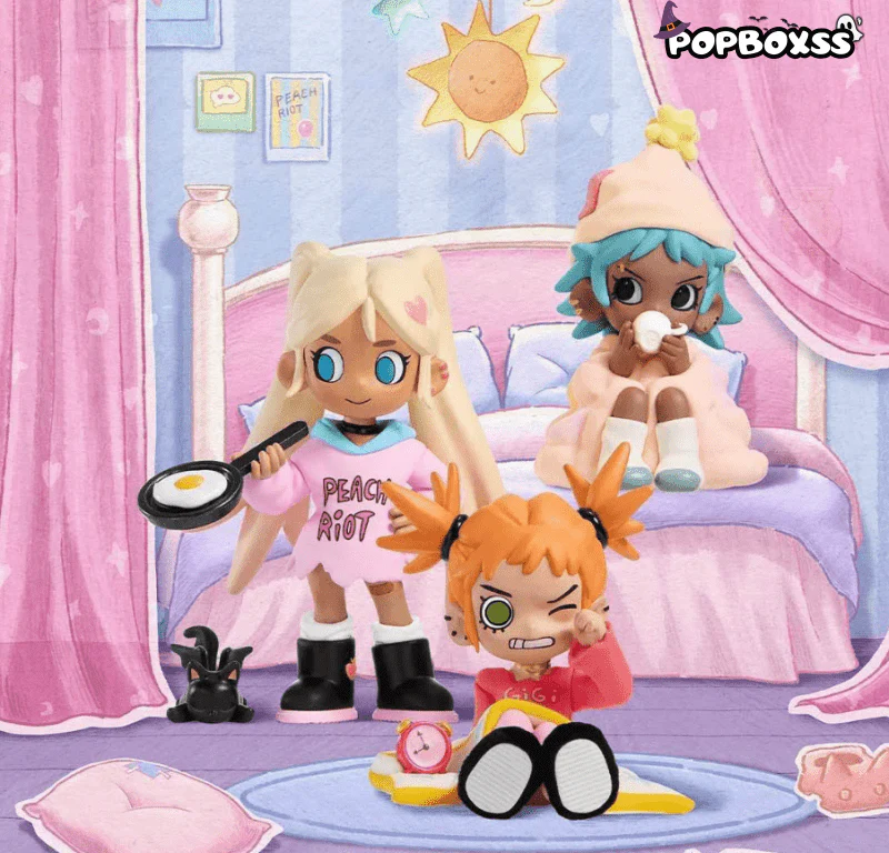 Lil Peach Riot Sleepover Series Figures, Blind Box - POPBOXSS