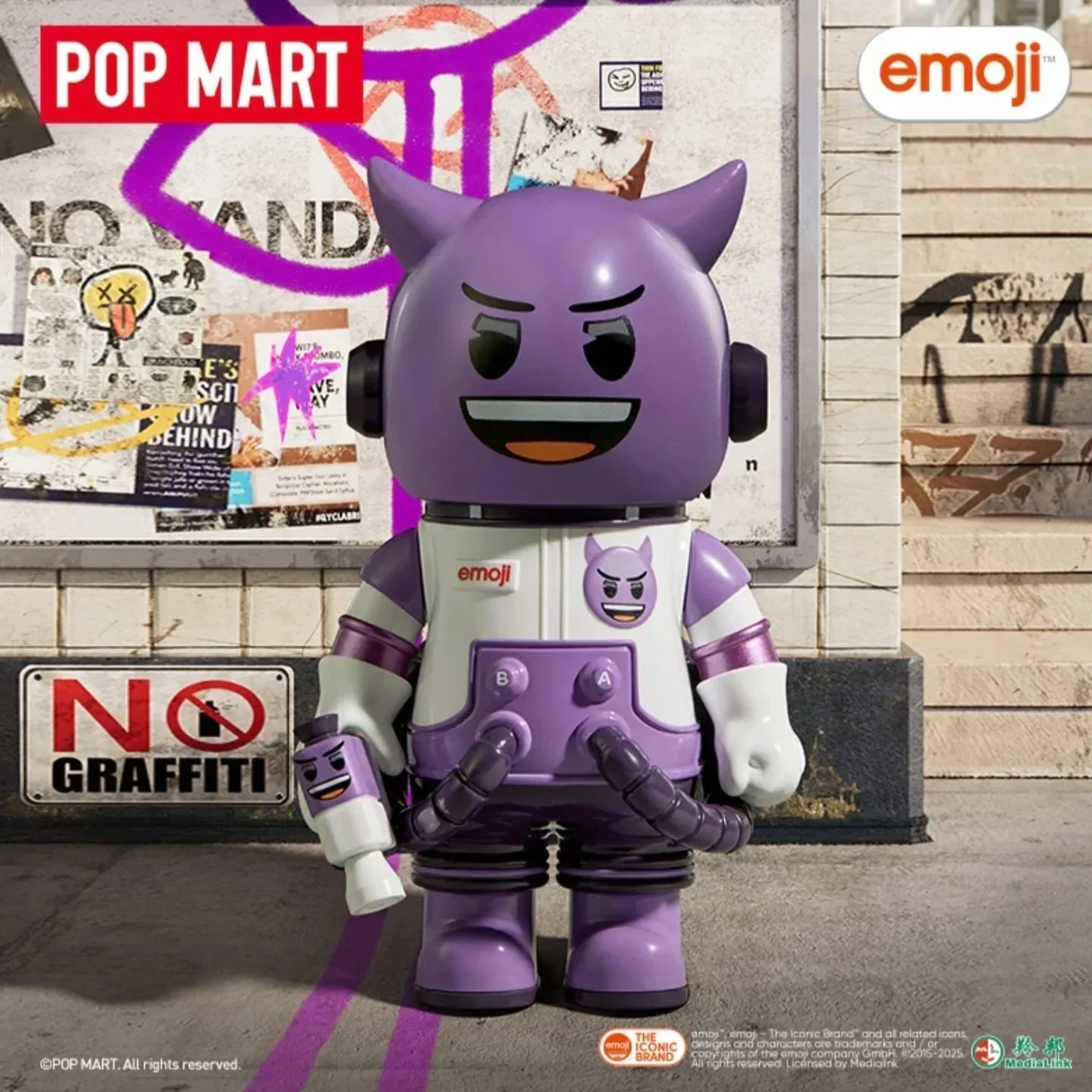 MEGA SPACE MOLLY 100% × emoji？ Series Figures. Blind Box - POPBOXSS