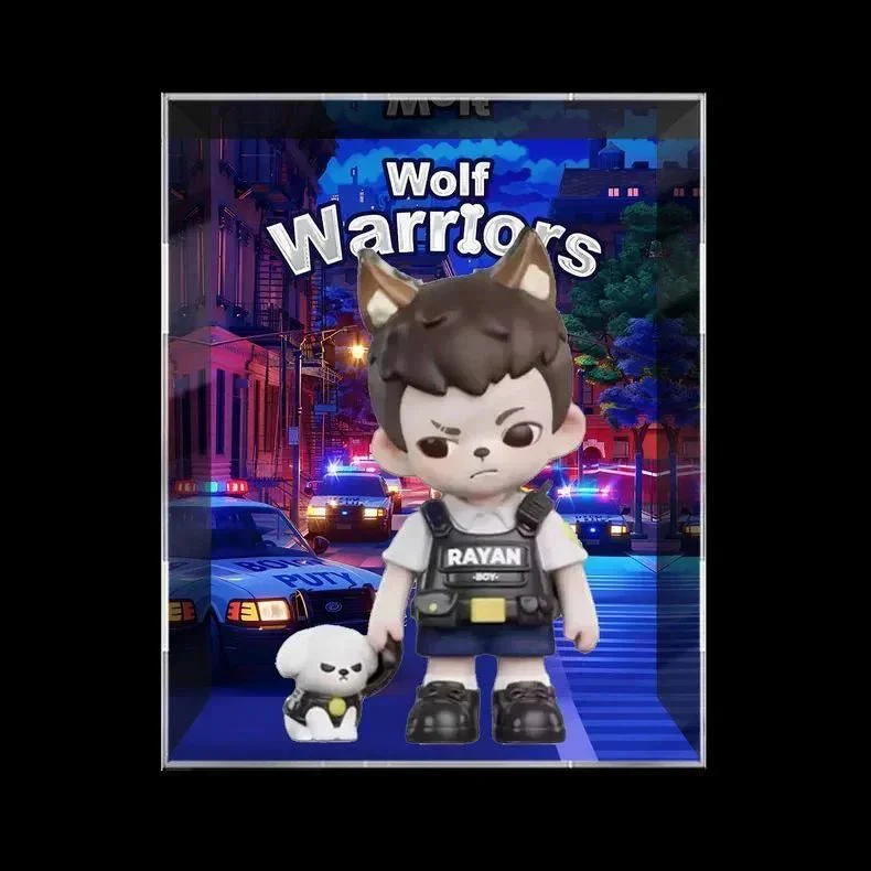 Rayan Wolf Warriors PVC Figure. Hanging Card - POPBOXSS