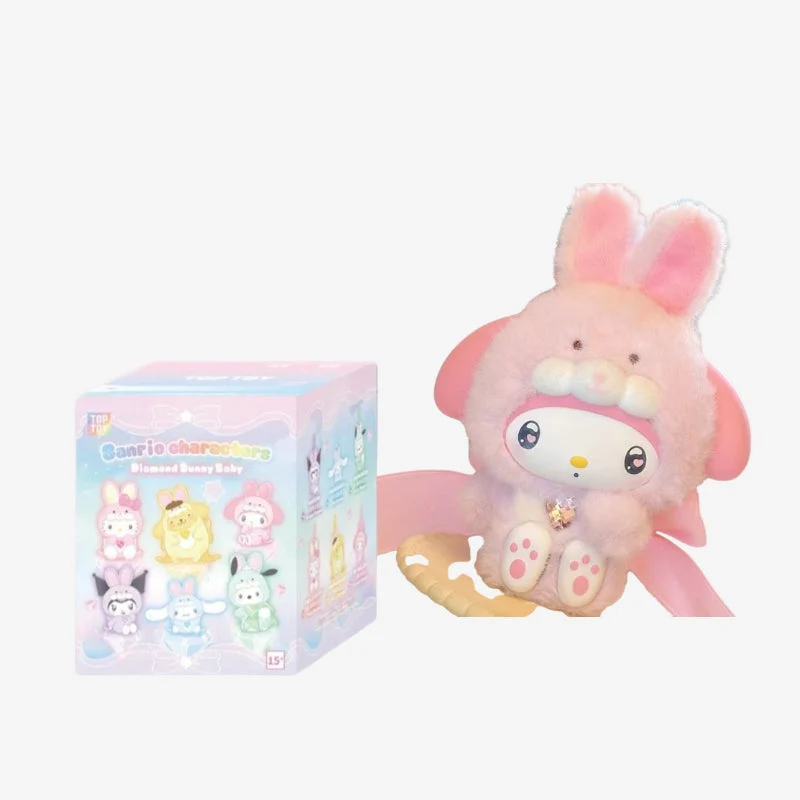 SANRl0 Characters Diamond Bunny Baby Series Plush Blind Box - POPBOXSS