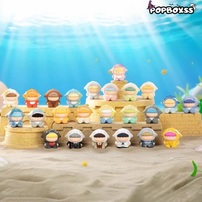 Sharki - Little Shark Series Mini Figures, Blind Box - POPBOXSS