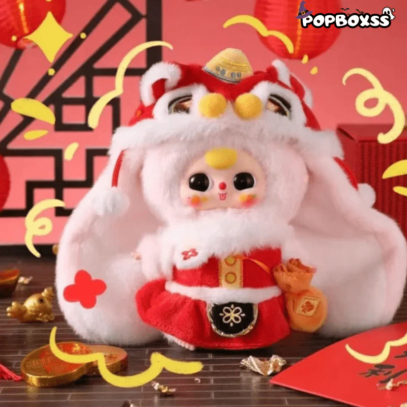 Baby Three Happy New Year Series Plush Toy Pendant Blind Box - POPBOXSS