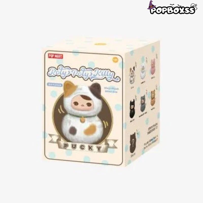 PUCKY Roly-Poly Kitty Series-Vinyl Plush Blind Box - POPBOXSS