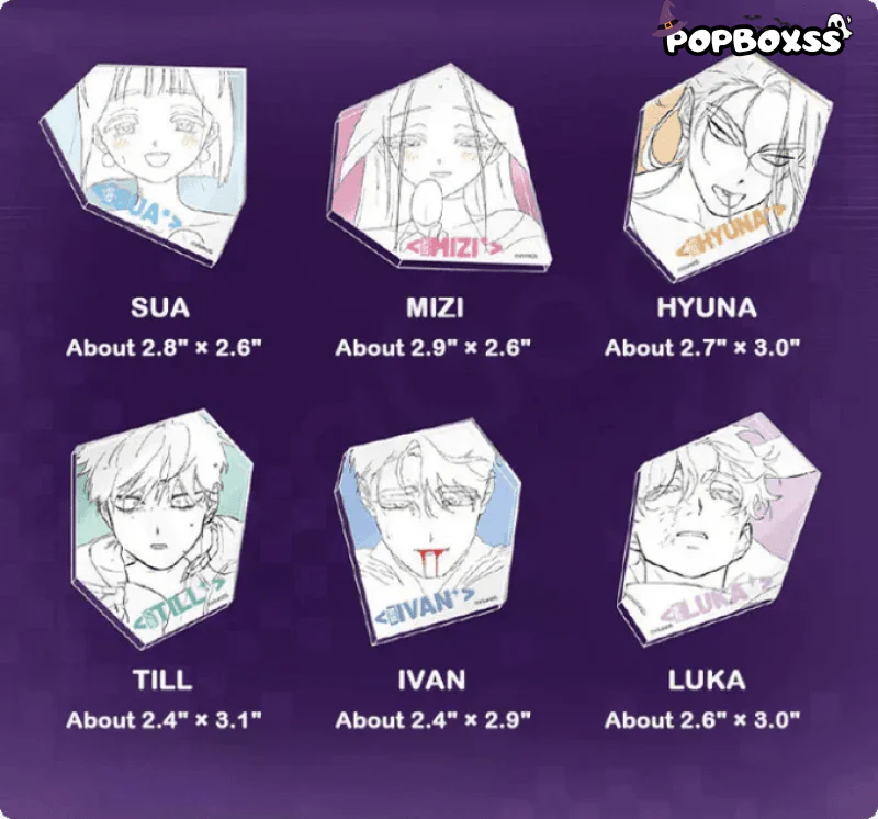 Alien Stage DLC Tragedy On the Stage Series Acrylic Fridge Magnets Blind Box - POPBOXSS