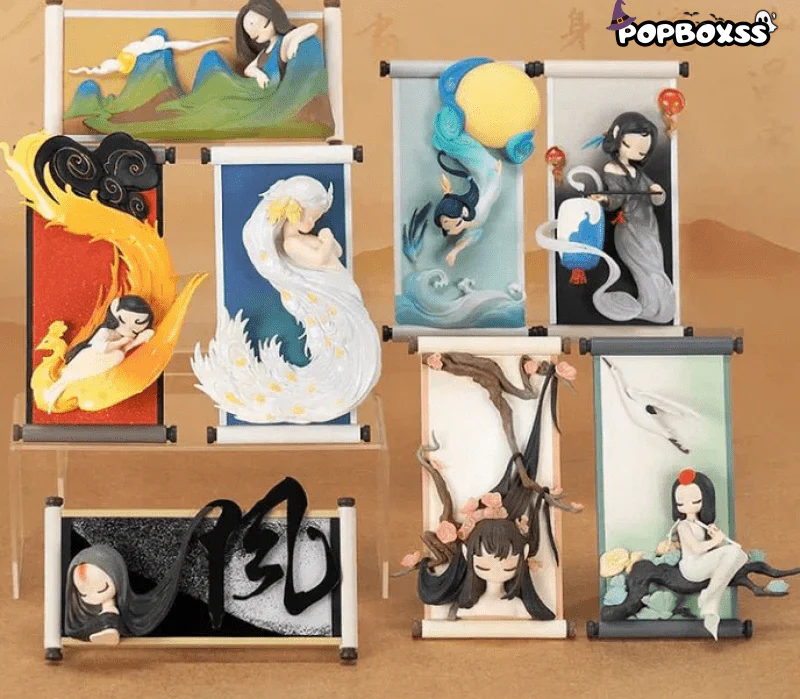 Sleep Chinese Scrolls Series Blind Box - POPBOXSS