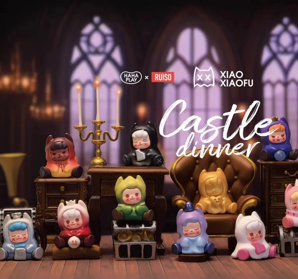 XXFU Xiaoxiaofu Castle Dinner Mini Beans Series Figures. Blind Box - POPBOXSS