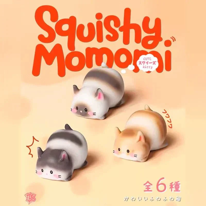 Squishy Momomi Cute Kitty Series Figures. Blind Box - POPBOXSS