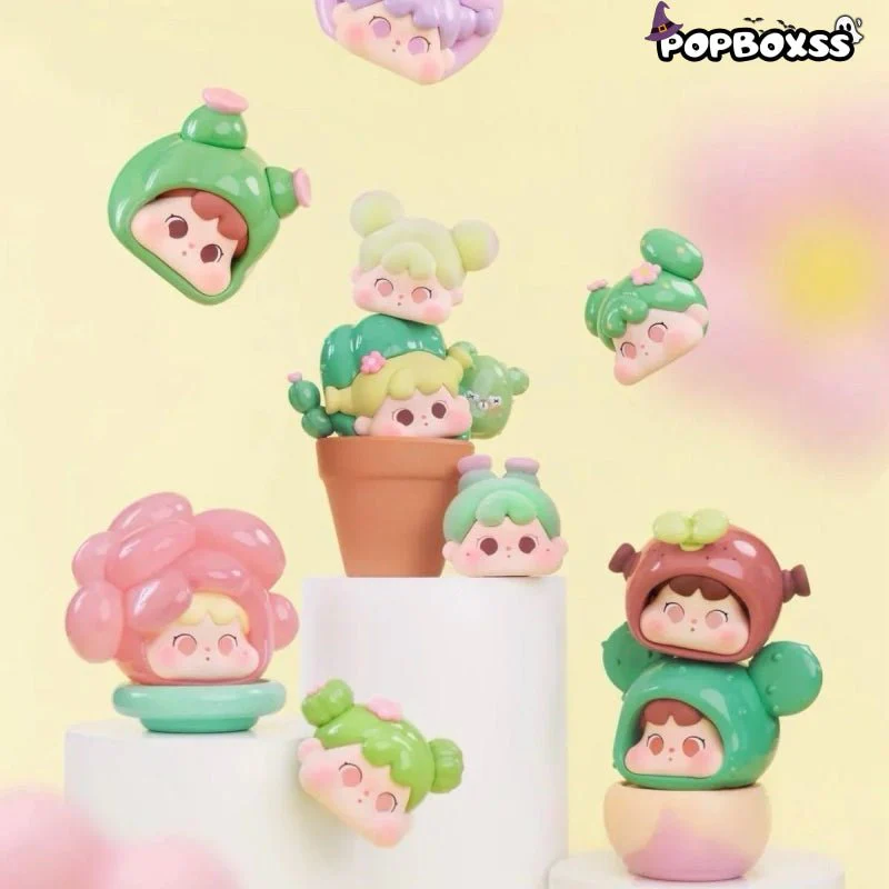 QOQO MINI FACE Succulents Story Series Figures, Blind Box - POPBOXSS