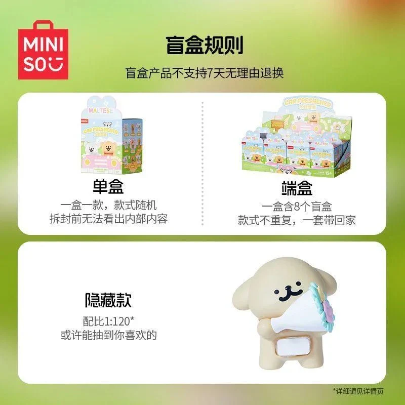 Maltese Car Freshener Series PVC Figures. Blind Box - POPBOXSS