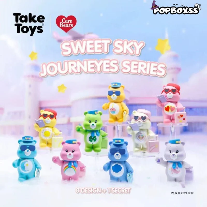 Care Bears Sweet Sky Journey Series Figures, Blind Box - POPBOXSS