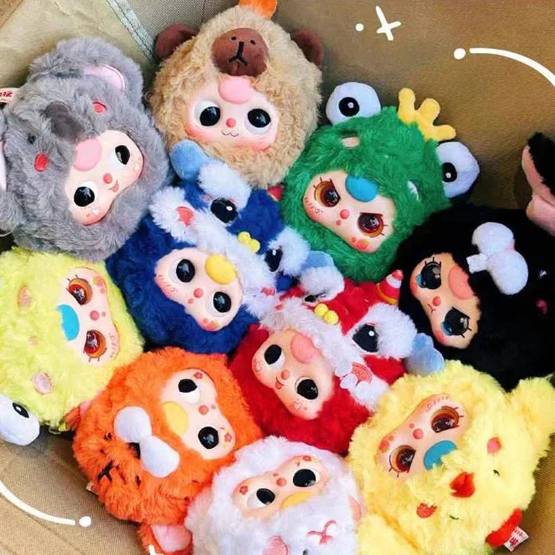 Baby Three V2 Zipper Bag Second Generation Plush Series Blind Box - POPBOXSS