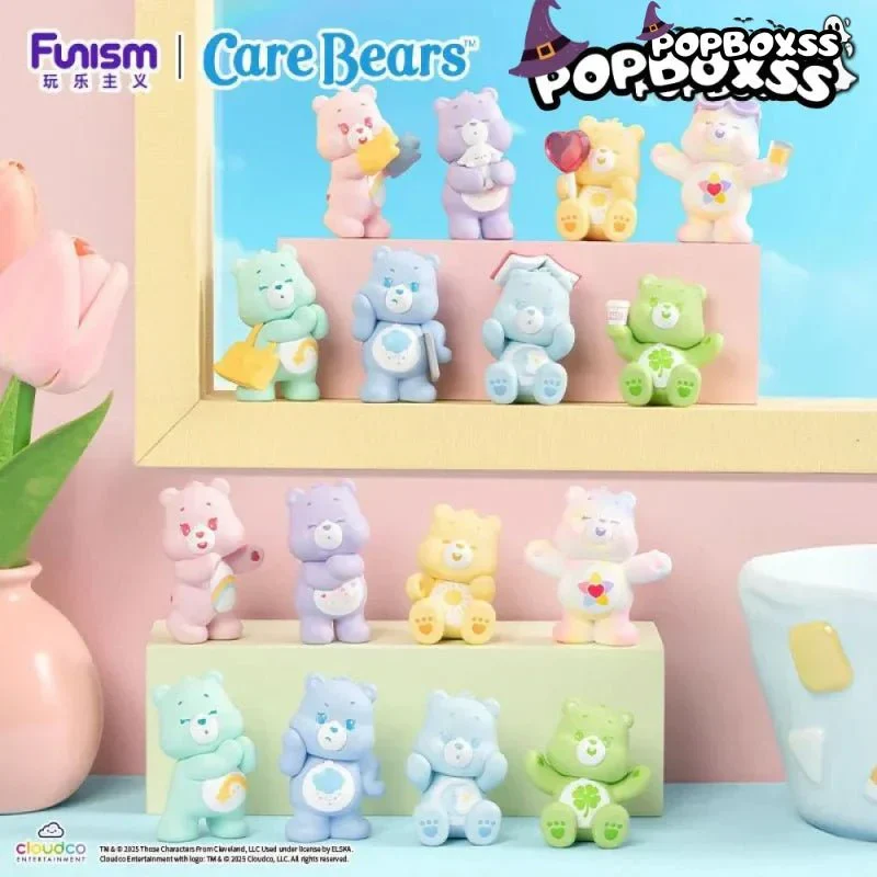 CARE BEARS Cubby Face Mini Bean Series Blind Box - POPBOXSS