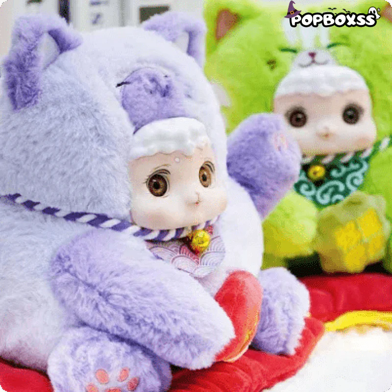 Lucky Meow Series Plush Doll. Blind Box - POPBOXSS
