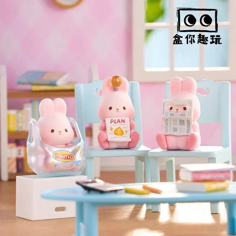 MOMO BUNNY Enjoy Life Mini Beans Series Figures - POPBOXSS
