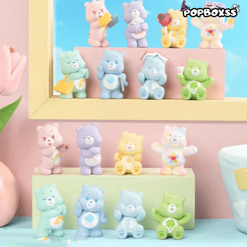 Care Bears Little Things Series Cubby Face Mini Beans Figures, Blind Bag - POPBOXSS