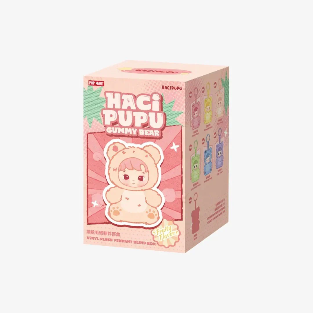 HACIPUPU Gummy Bear Series-Vinyl Plush Pendant Blind Box - POPBOXSS