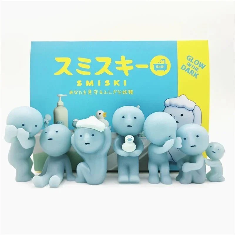 Smiski Bath Series Figures. Blind Box - POPBOXSS