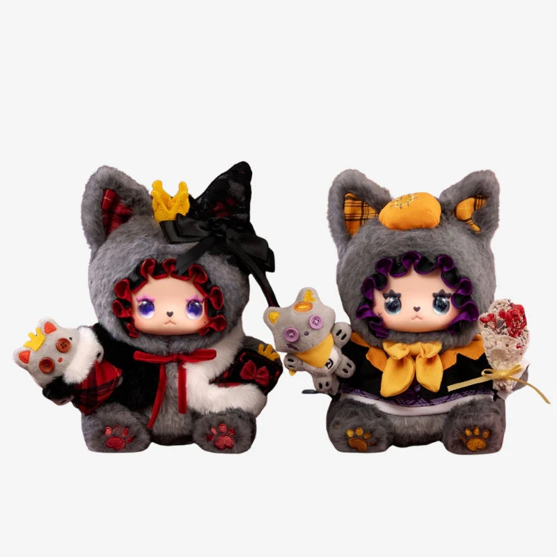 Pleasant Goat and Big Big Wolf x Lucky Emma Limited Edition Grey and Red Collaboration Plush Doll - POPBOXSS