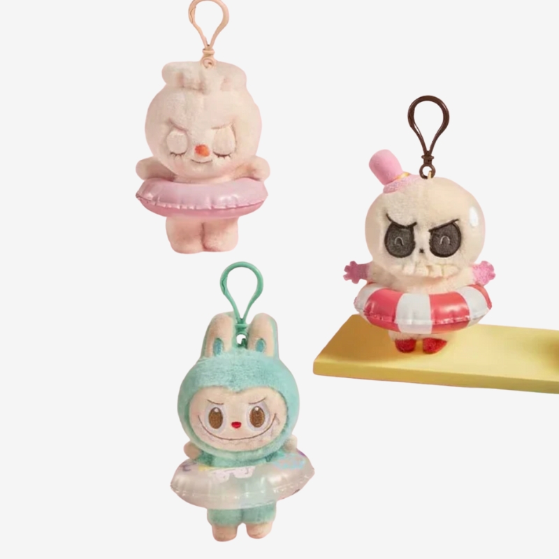 THE MONSTERS Party Series-Swim Ring Plush Dolls - POPBOXSS