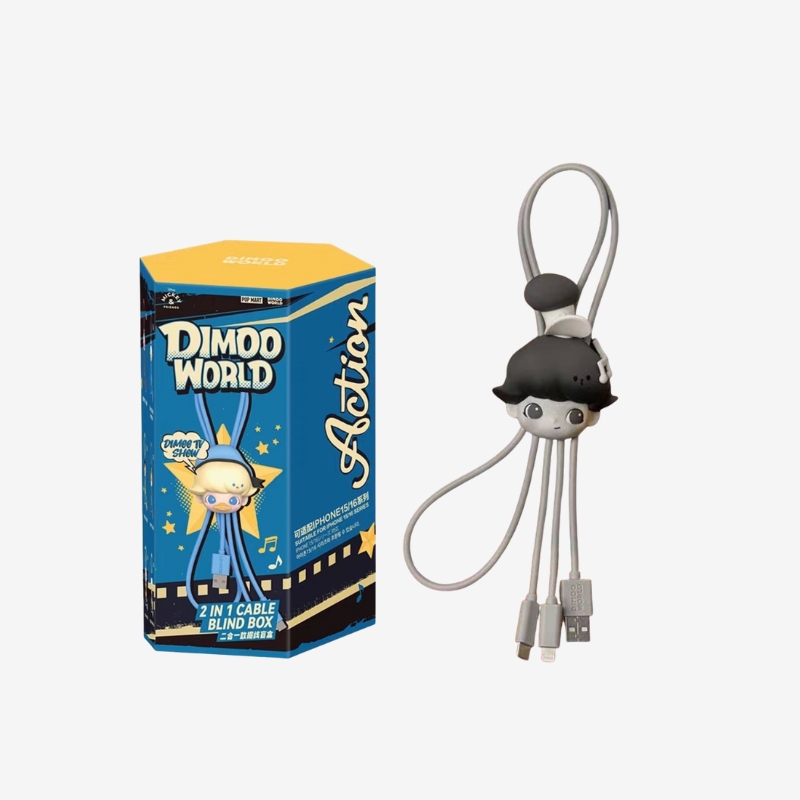 POP MART DIMOO WORLD × DSN Series-2 in 1 Cable, Blind Box - POPBOXSS