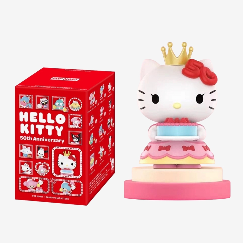 SANRI0 Hello KT 50th Anniversary Series Figures, Blind Box - POPBOXSS