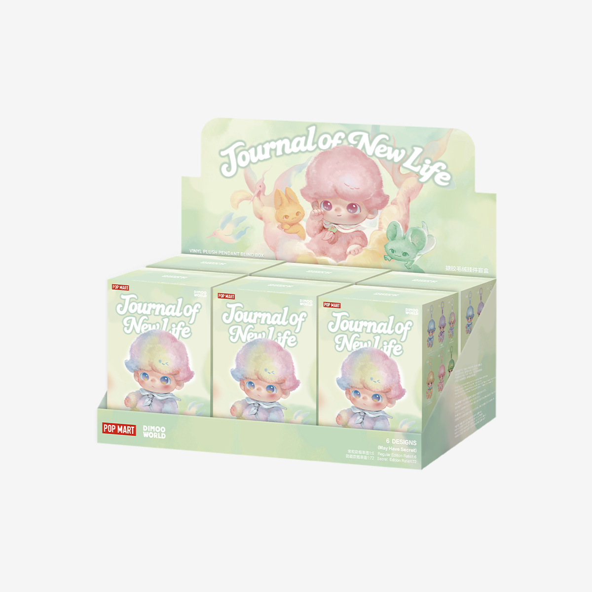DIMOO Journal of New Life Series-Vinyl Plush Pendant Blind Box(Pre-sale) - POPBOXSS