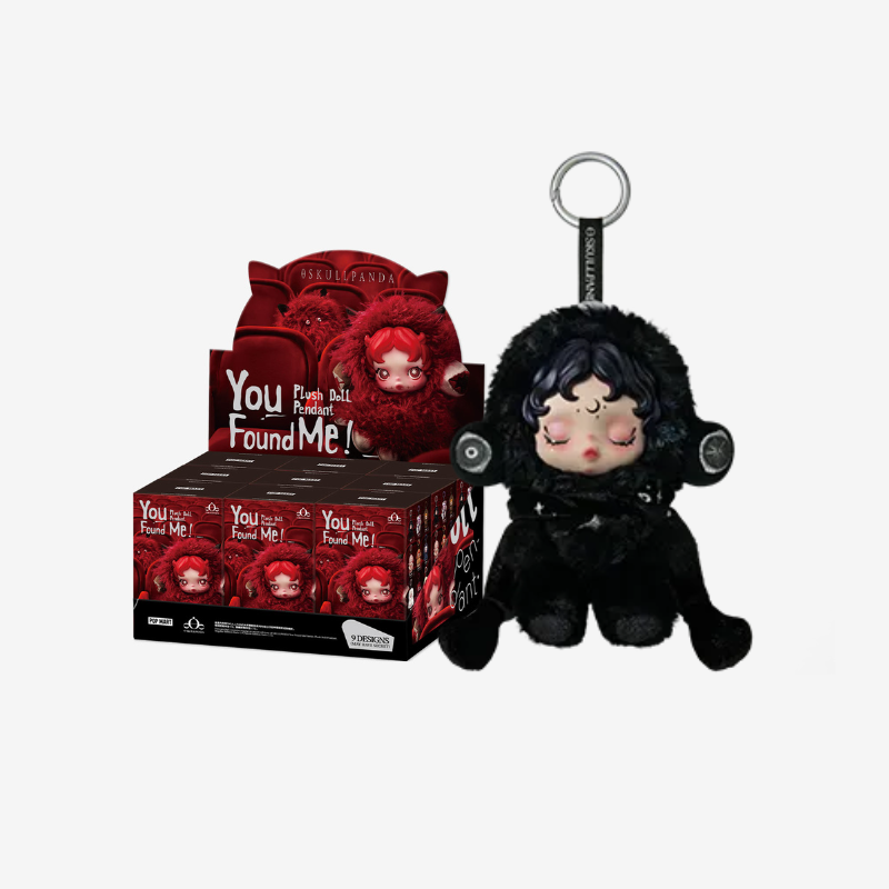SKULLPANDA You Found Me Series Plush Doll Pendant Pop Mart Blind Box - POPBOXSS