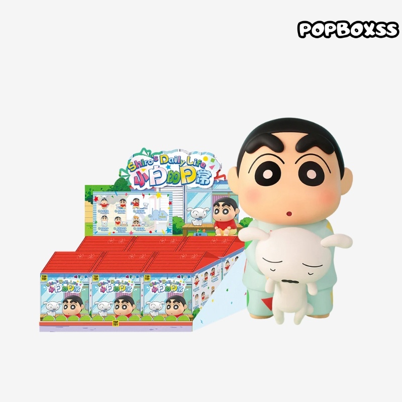 TOP TOY Crayon Shin-chan Shiro's Daily Life Series Blind Box - POPBOXSS