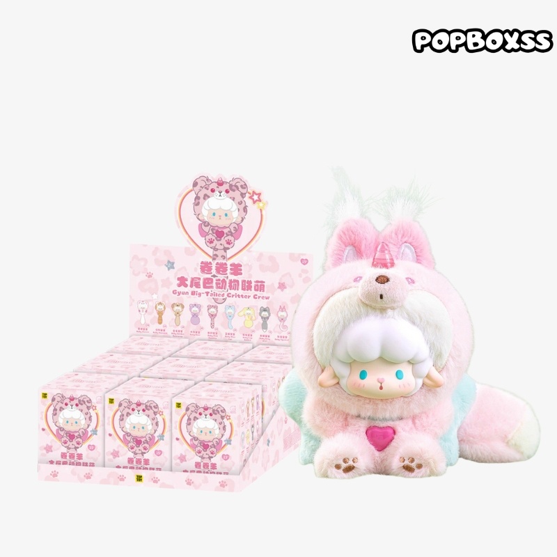 TOP TOY Gyun Big-Tailed Critter Crew Series Plush Blind Box - POPBOXSS