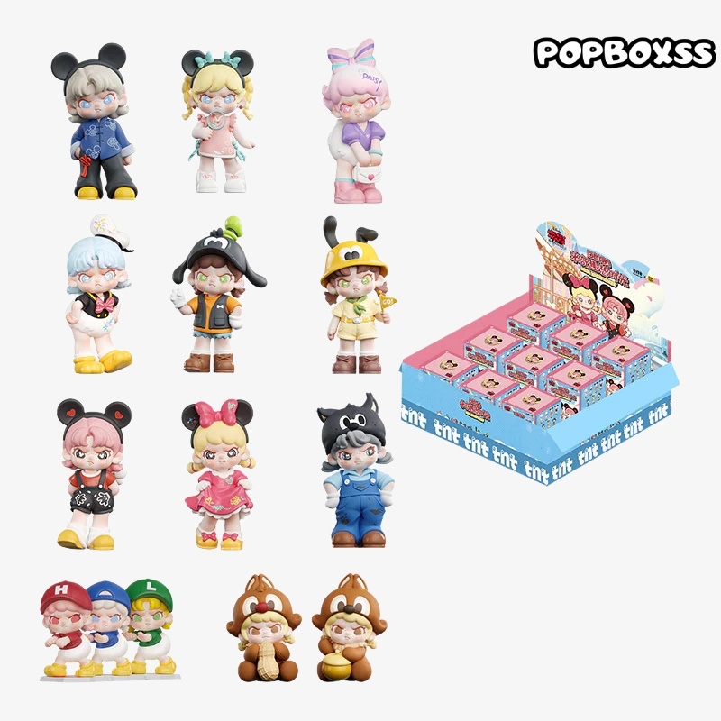 TOP TOY DISNEY DORA Loves Mickey Series Figures Blind Box - POPBOXSS