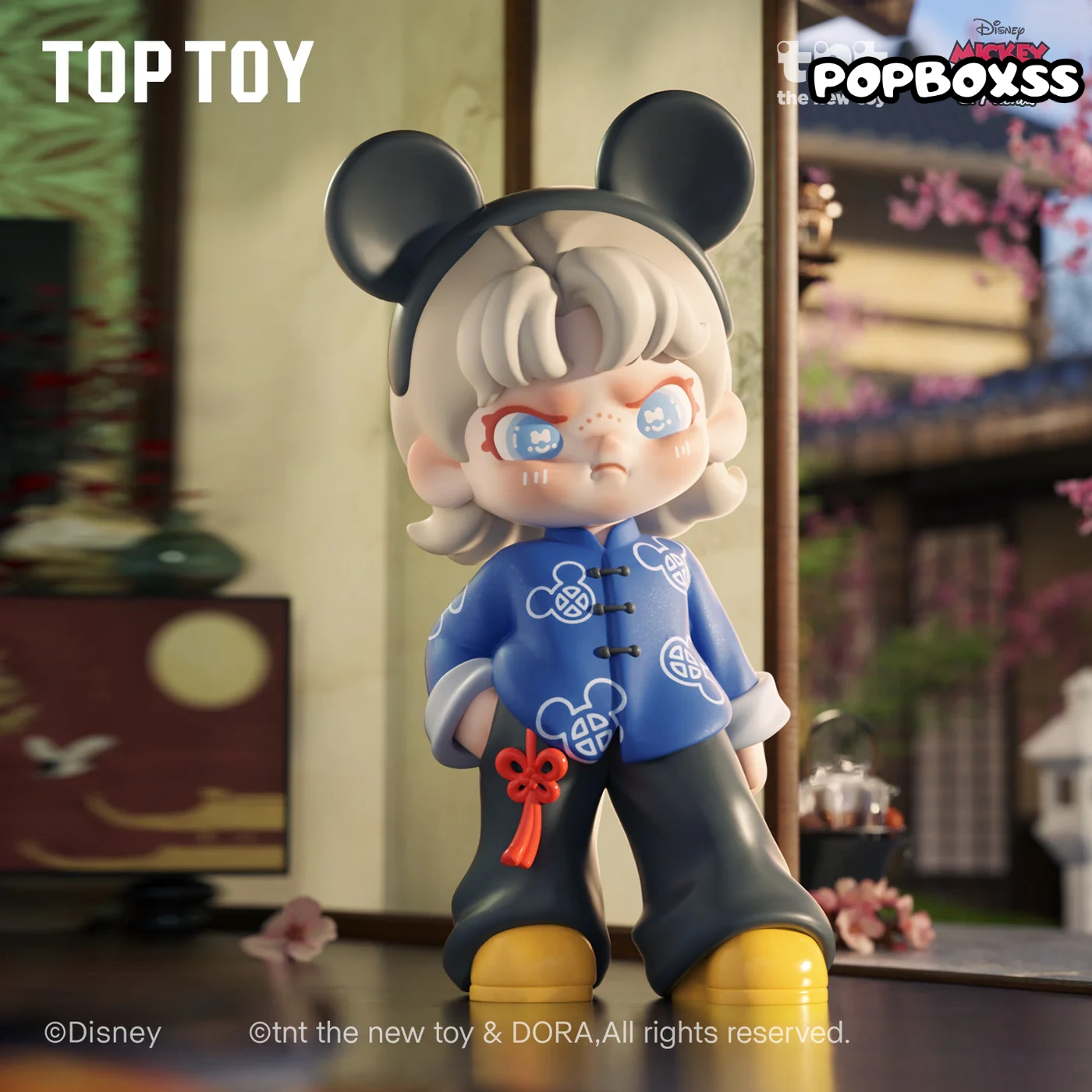 TOP TOY DISNEY DORA Loves Mickey Series Figures Blind Box - POPBOXSS