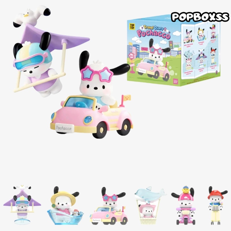 TOP TOY Pochacco Travel Diary Series Blind Box - POPBOXSS