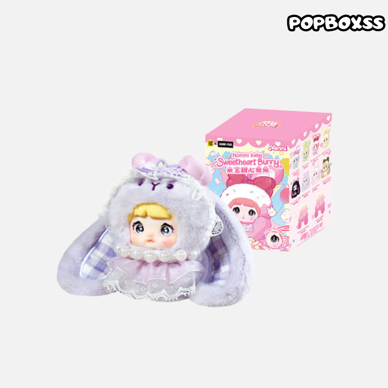 【US 3-5 Arrival】Nommi Sweetheart Bunny Blind Box Mibao Series 2 Plush Toy Keychain - POPBOXSS