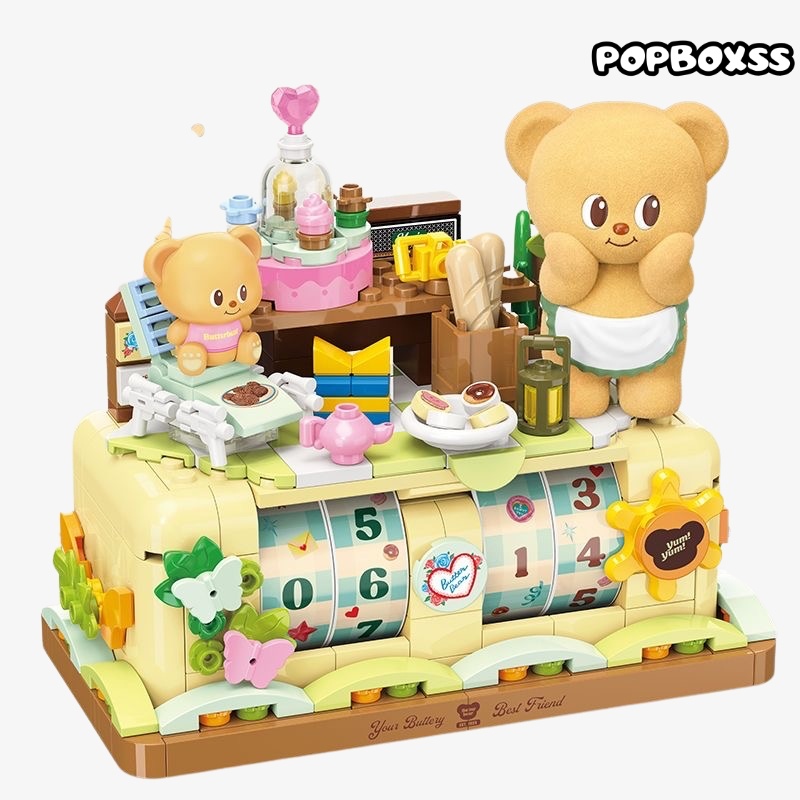 TOP TOY Butter Bear Perpetual Calendar Building Kit 350Pcs TC2059 - POPBOXSS