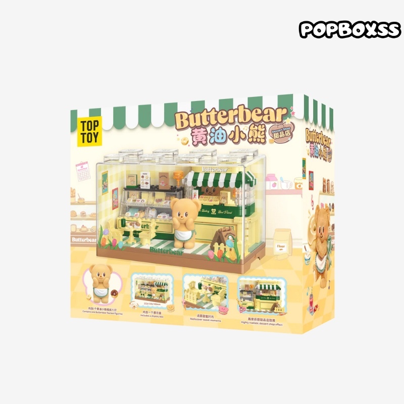 TOP TOY 【RETIRED】Butter Bear Sweet Treats Dessert Shop Building Kit 460Pcs - POPBOXSS