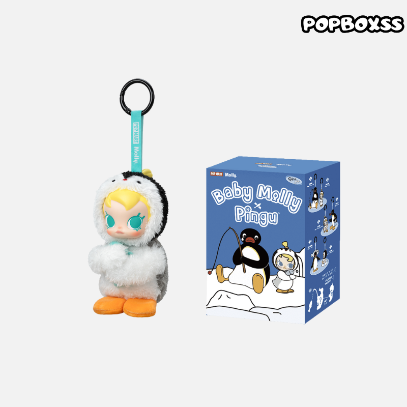 Baby Molly × Pingu Happy Fishing Series-Vinyl Plush Pendant Blind Box - POPBOXSS
